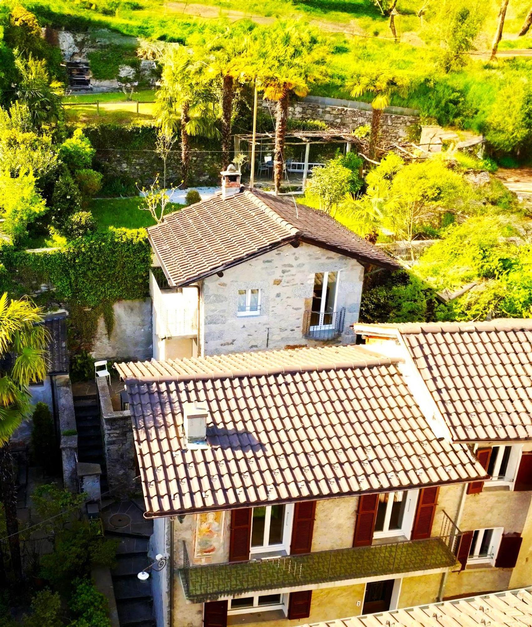 Villa Rustico In Pietra Brissago Exterior foto